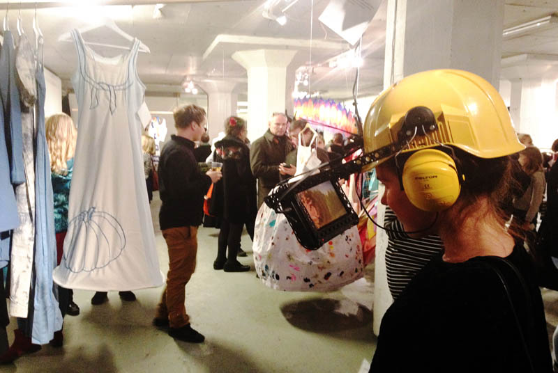 The Bunble-Bee helmet at Supermarket art fair